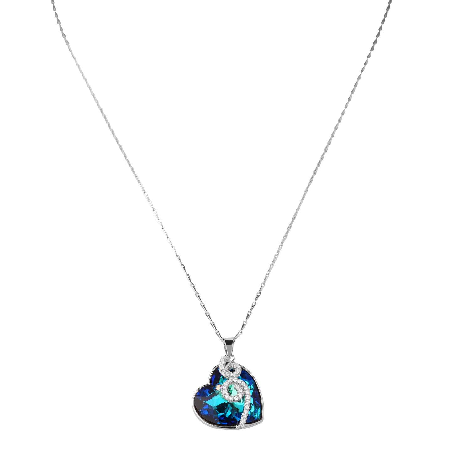 Halskette Blaues Herz