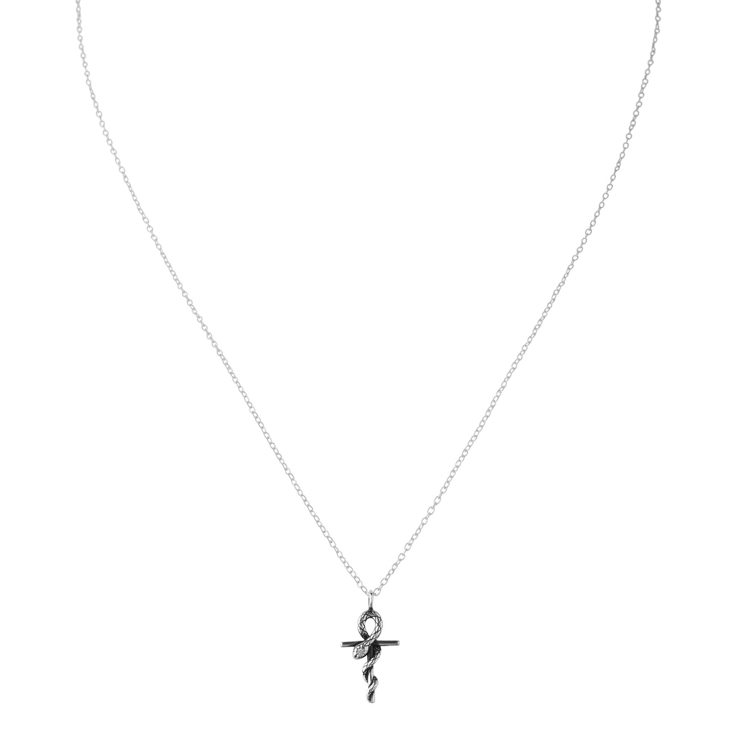 Schlangenkreuz Halskette