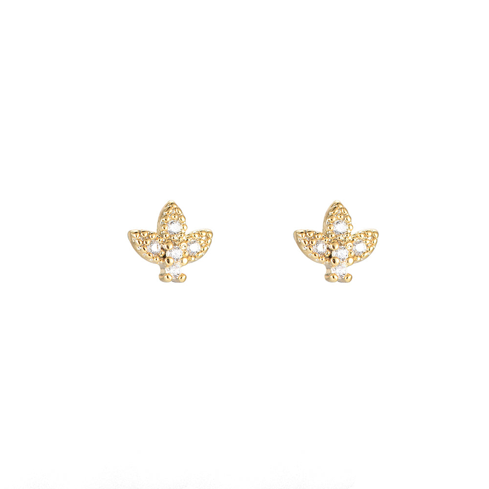 Mini Diamond Ohrstecker Gold