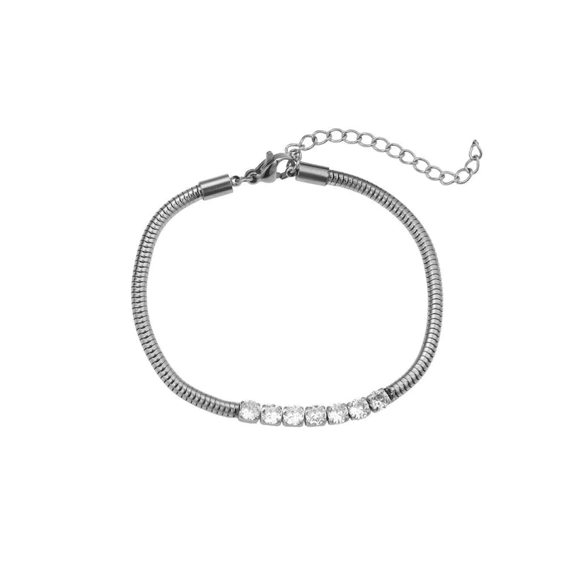 7 Diamonds Armkette Silber