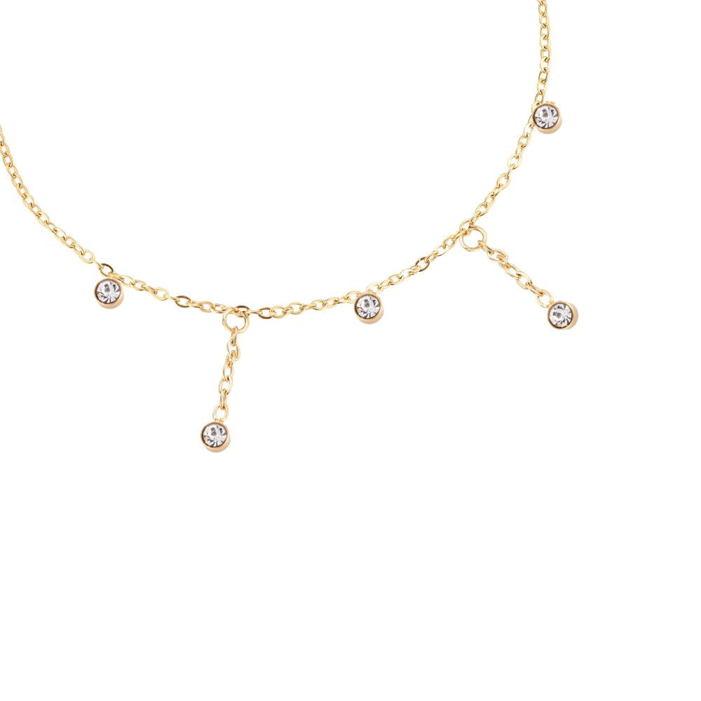 5er Diamonds Armkette Gold