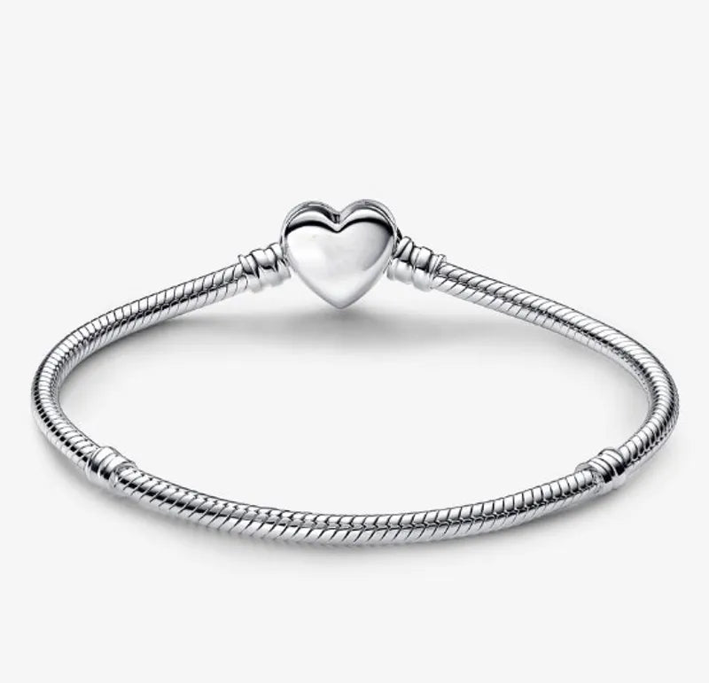 Cubic zirconia heart bracelet
