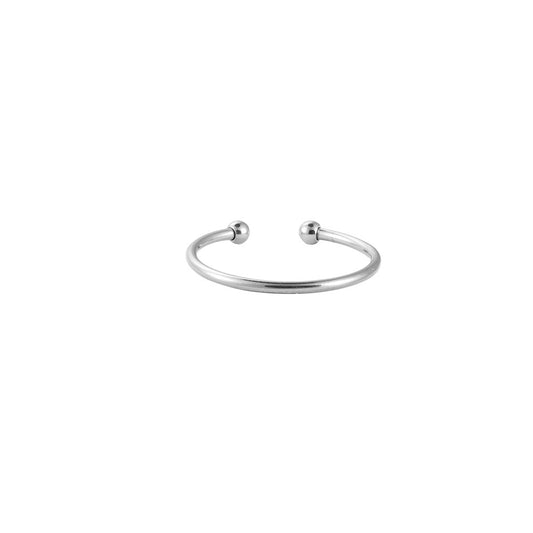 Simple ring silver