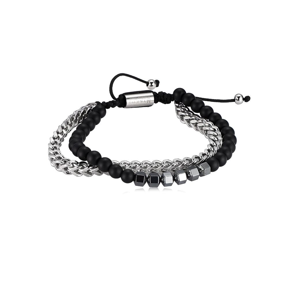 Chain & Stones Edelstahl Armband